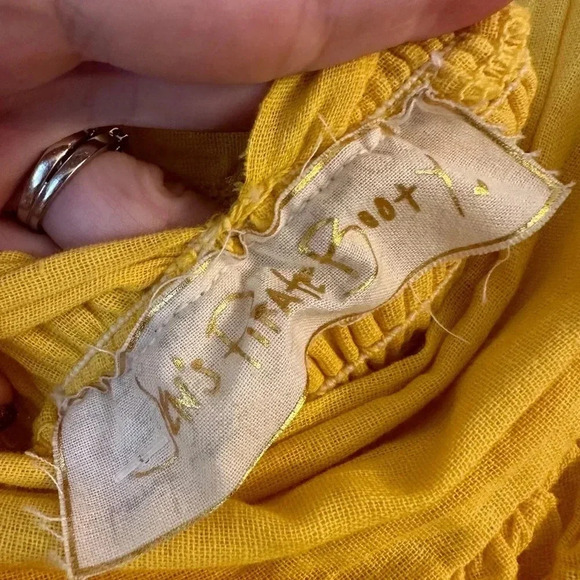 Jen's Pirate Booty Yellow Mini Dress - Picture 5 of 6